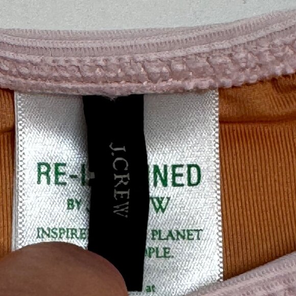 J.Crew Re-Imagined Pink Ribbed Bikini Bottoms M - Picture 5 of 5